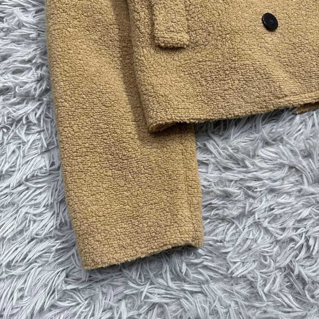 美品✨22AW セオリー 7万 TEDDY FLEECE ボアPコート キャメル