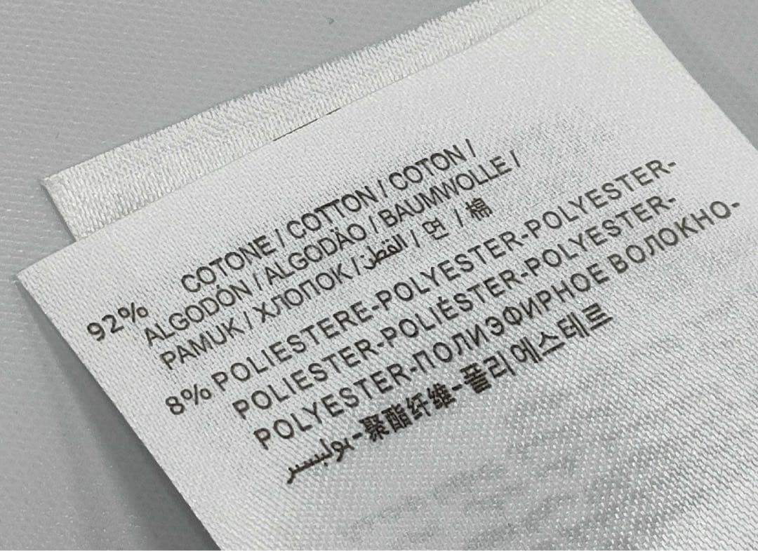 極美品！モンクレール　刺繍ロゴ ホワイト Tシャツ