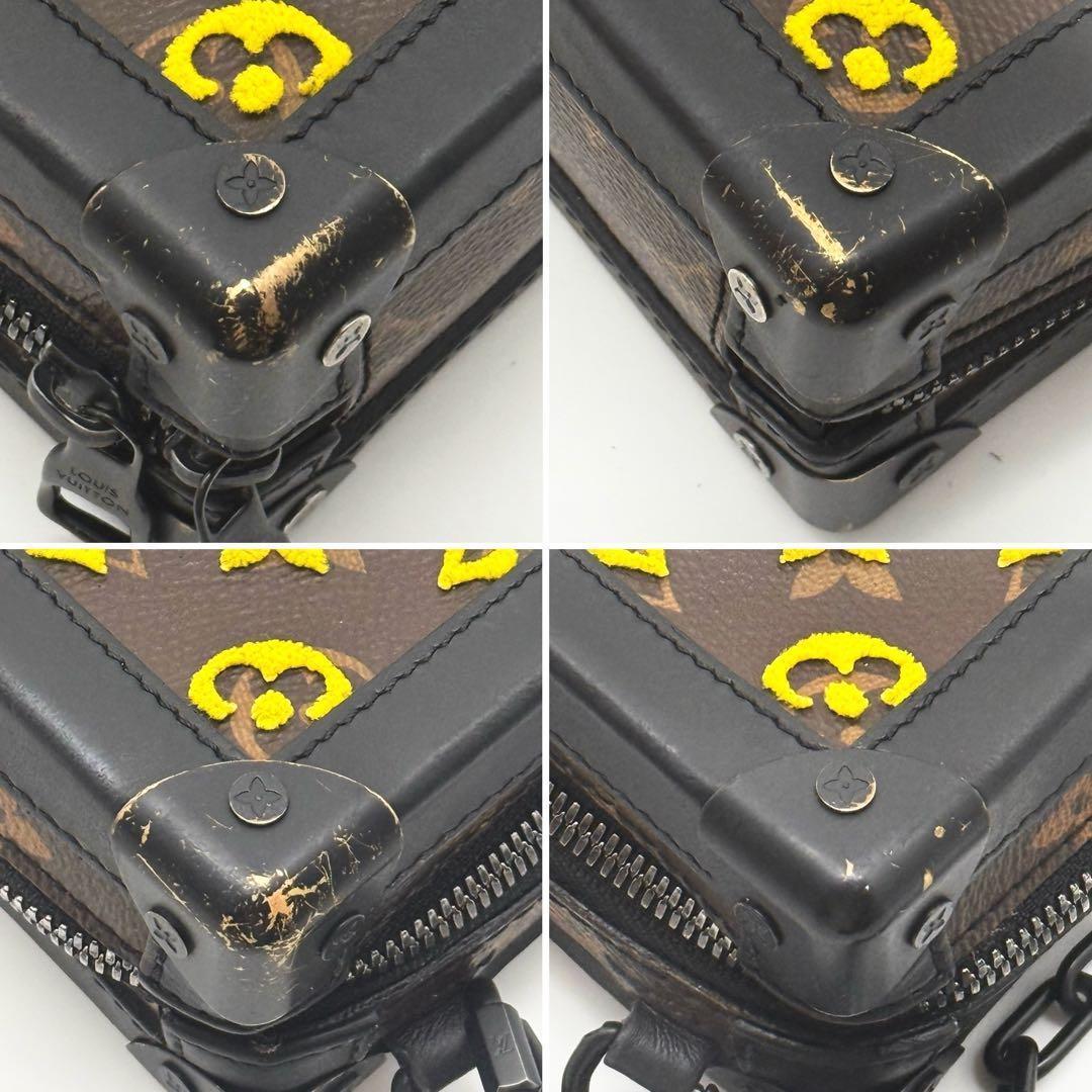 美品 ルイヴィトン モノグラム タフタージュ ソフトトランク ショルダーバッグ