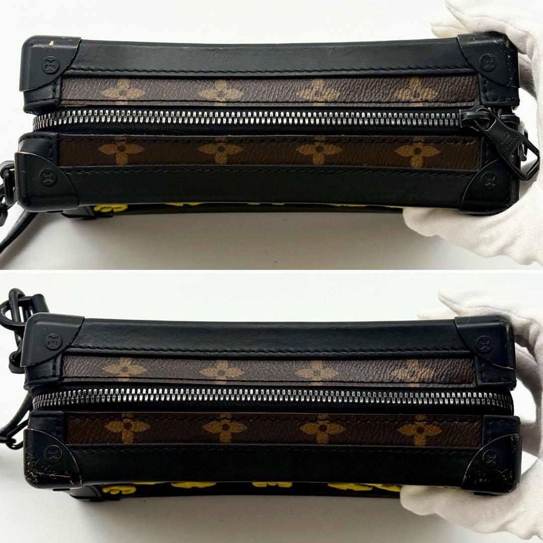 美品 ルイヴィトン モノグラム タフタージュ ソフトトランク ショルダーバッグ