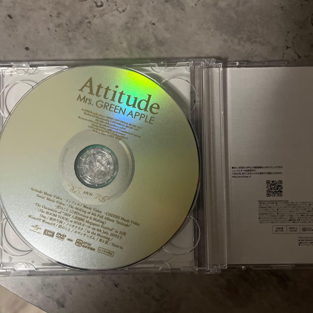 Mrs. GREEN APPLE Attitude 初回限定盤 DVD