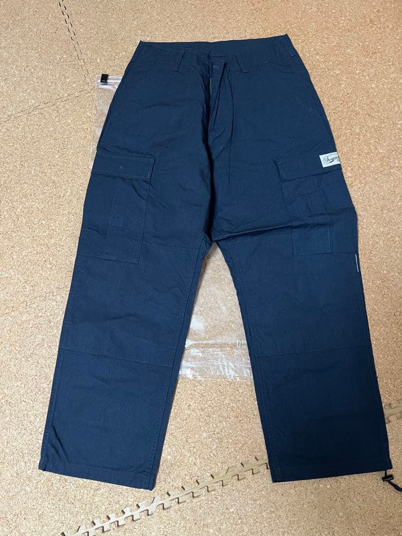 sequel 24aw BDU パンツ　希少　ネイビーSサイズ　新品　シークエル