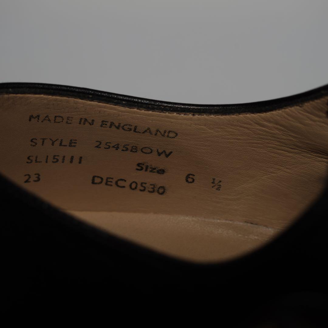 靴 sanders 2545BOW B.G.S. DERBY SHOE 6H