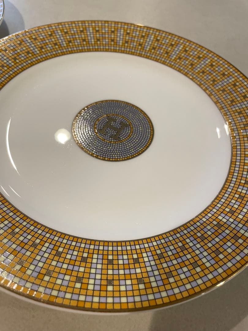 エルメス　お皿　モザイクヴァンキャトル　2枚セット　プレート