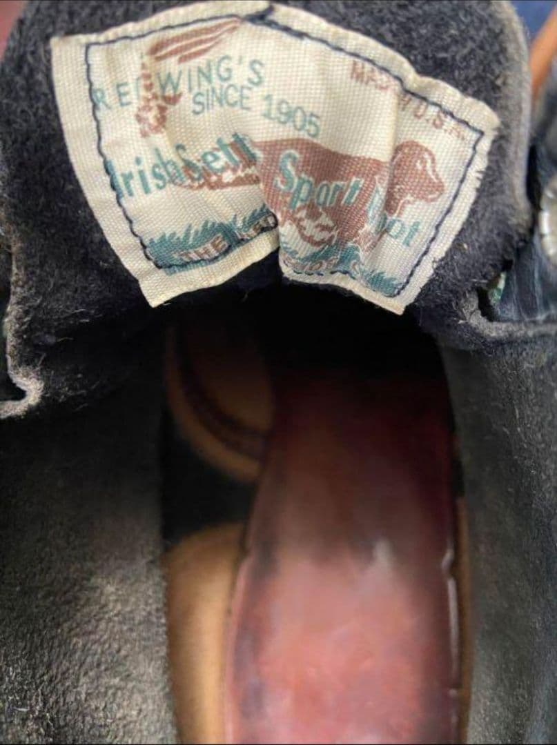 REDWING 8179 四角犬タグ 90's アイリッシュセッター