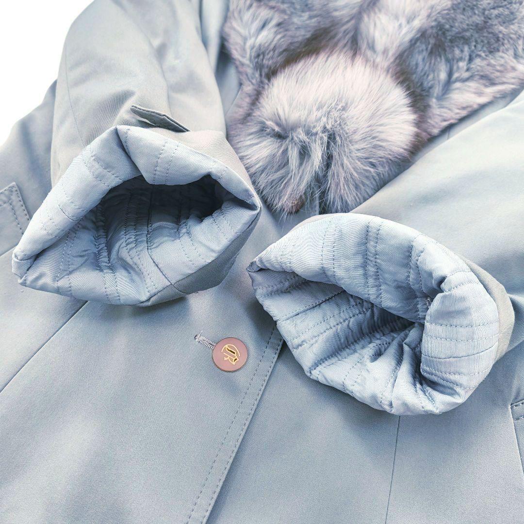 TOGU TOHOMINK　ロングコート　13　ファー　ライナー付　Aライン