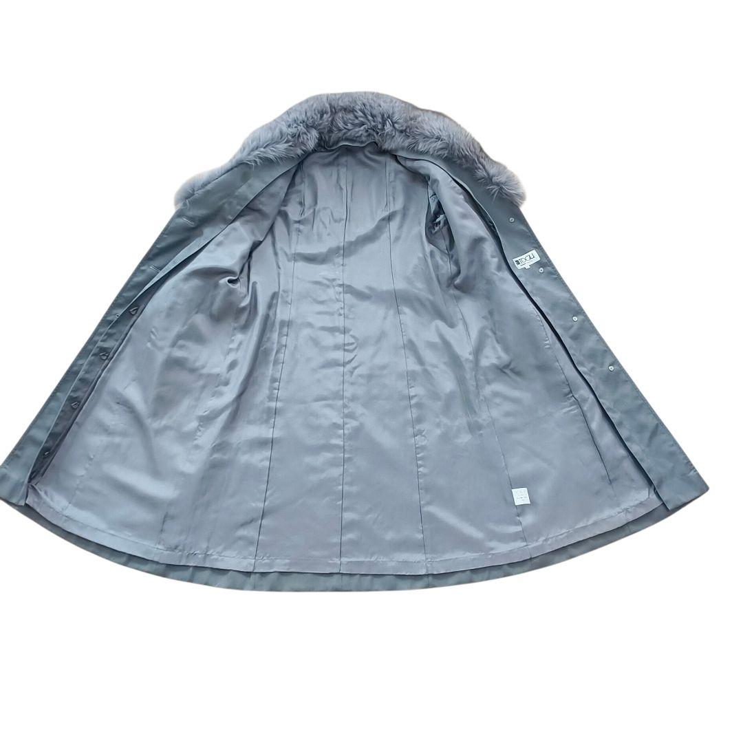 TOGU TOHOMINK　ロングコート　13　ファー　ライナー付　Aライン