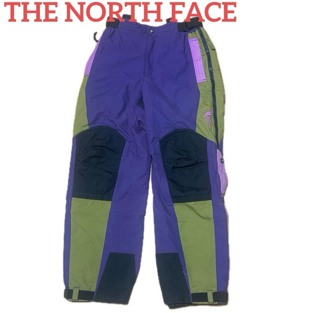 90sノースフェイス スノーボード スノーウェア スキーウェア パンツ
