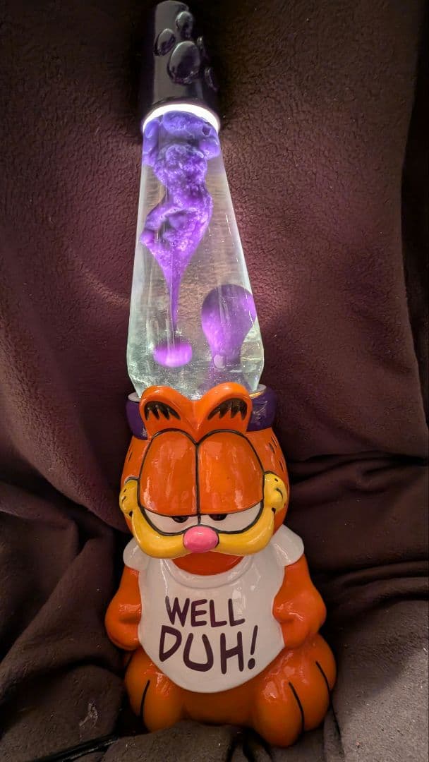 【ガーフィールド超レアな”ラバライト“＋α】1999 癒しのインテリア中古美品