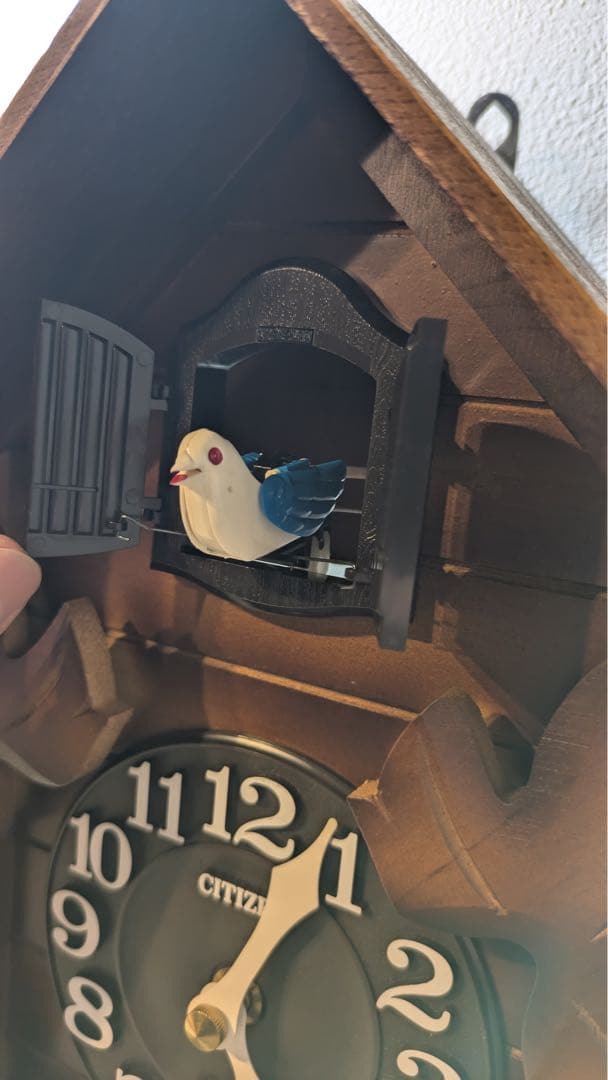 CITIZEN 鳩時計 4MJ234-B 昭和レトロ 高級クォーツ 壁掛け時計