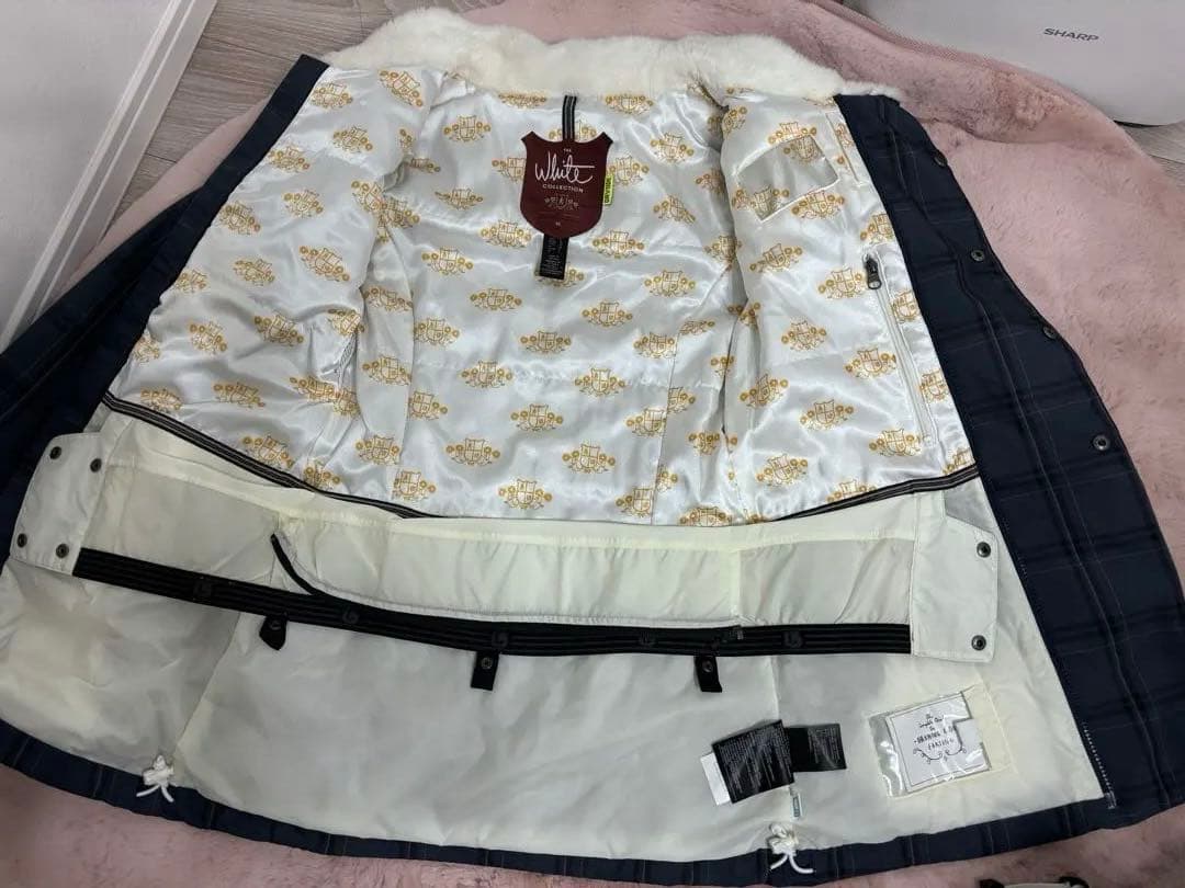 BURTON The White Collection ネイビー チェック柄 S