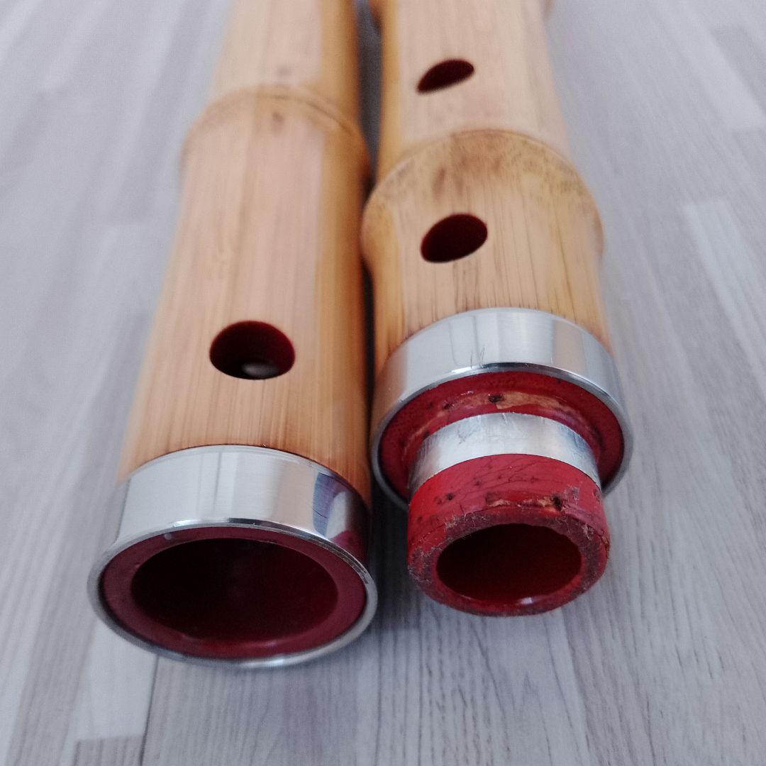 尺八 蝴蝶　合竹　一尺六寸　都山流