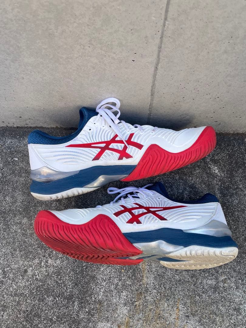 美品【アシックス】テニスシューズ Court FF 2 ジョコビッチ