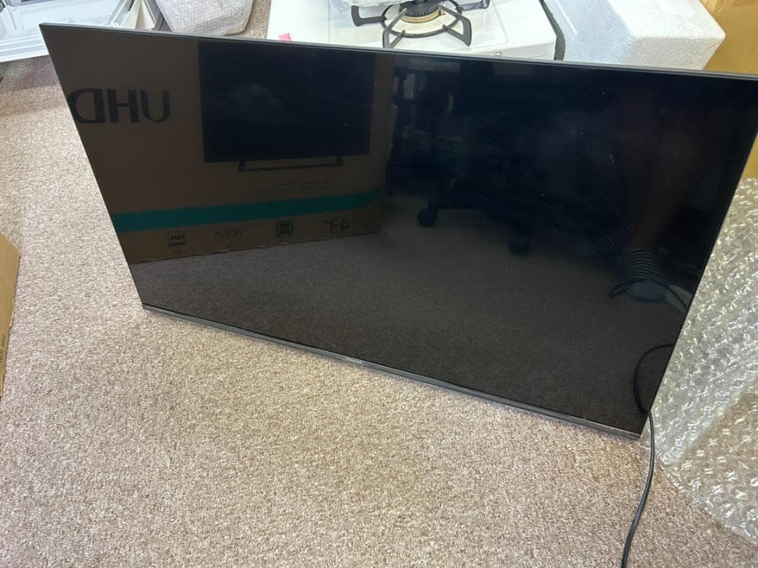 【ジャンク】ハイセンス 43V型 4Kチューナー内蔵 液晶テレビ 43E6800