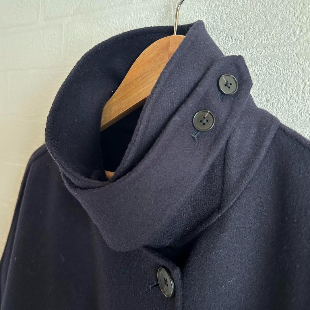 UNITED ARROWSリバーポンチョコート　ネイビー　M