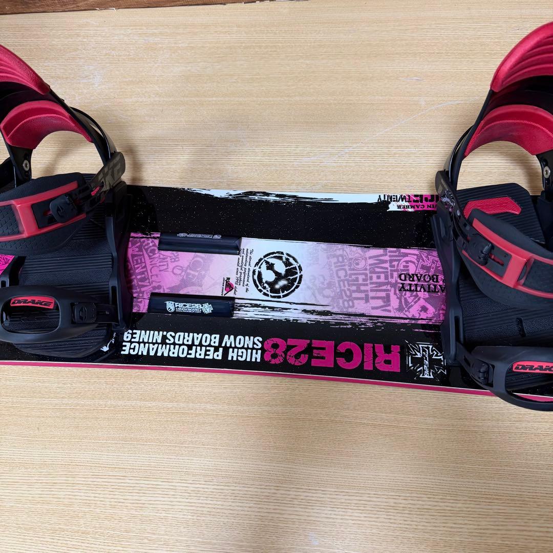 RICE28 DRAKE レディーススノーボード　138cm 3点　ソールカバー