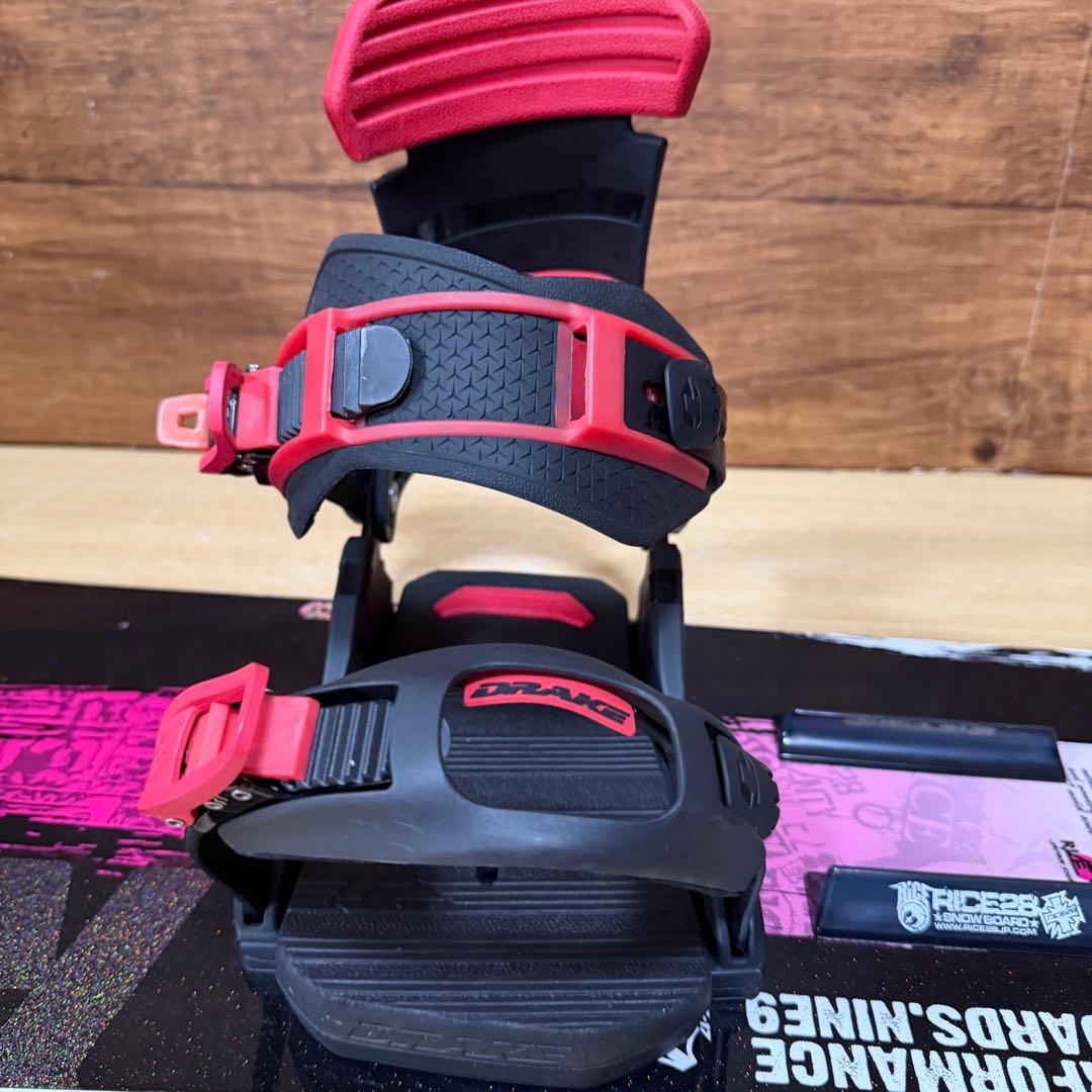 RICE28 DRAKE レディーススノーボード　138cm 3点　ソールカバー