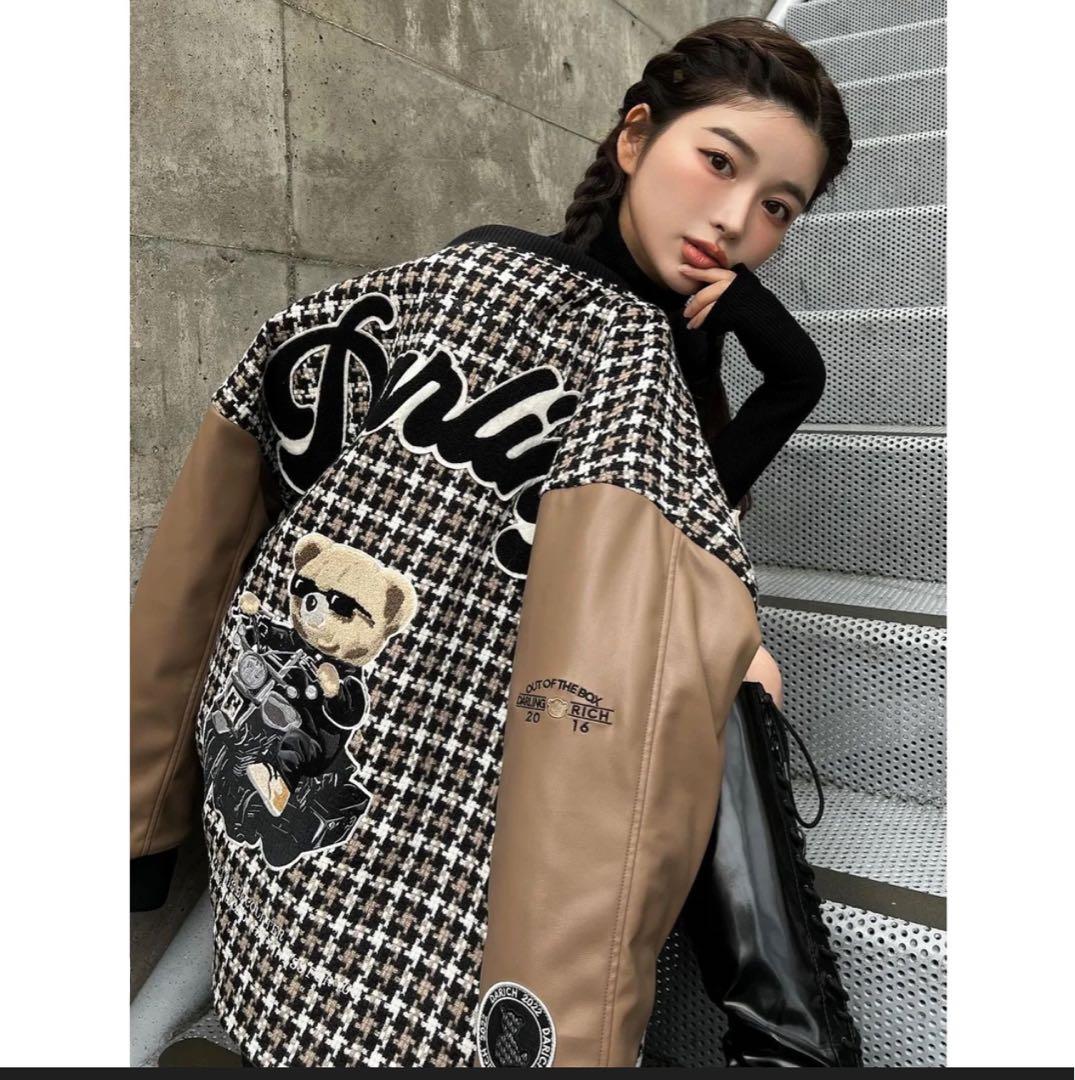 Darich ダーリッチ　Dベアチェックスタジャン