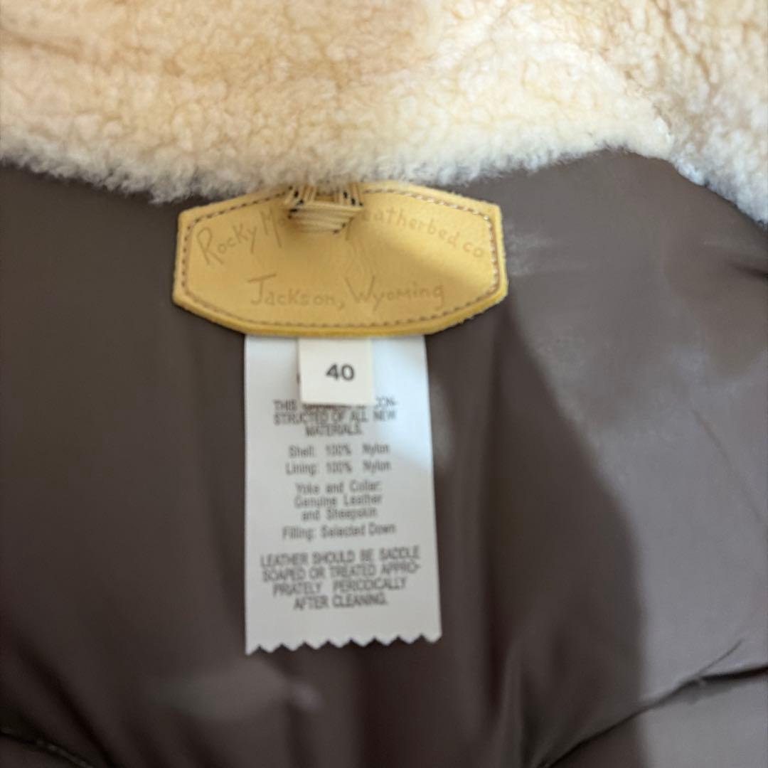 ベージュ ダウンベスト サイズ40