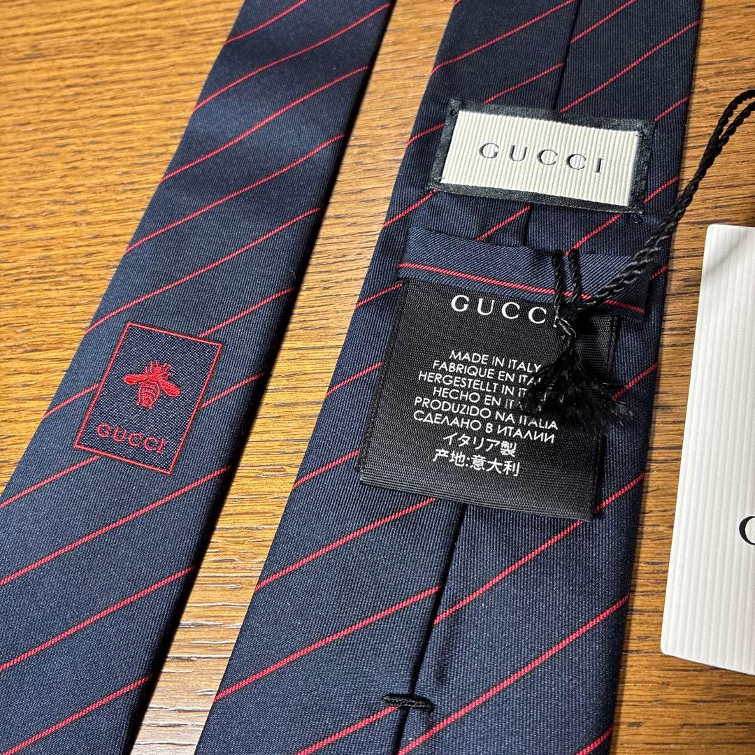 【未使用品】GUCCI グッチ ネクタイ 蜂bee