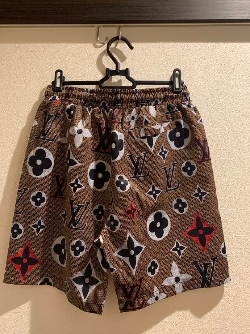 Louis Vuitton ロゴショートパンツ ブラウン 水着 ヴィトン