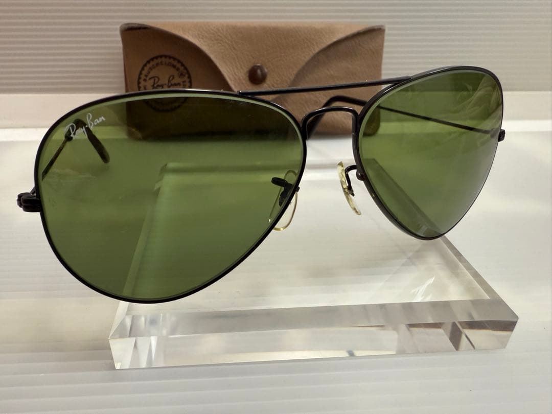 B&L USA レイバン ブラック メタル ミドルグリーン ♯3