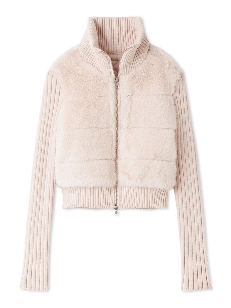 snidel ファーニットブルゾン【カンヘウォン着用】PNK・0