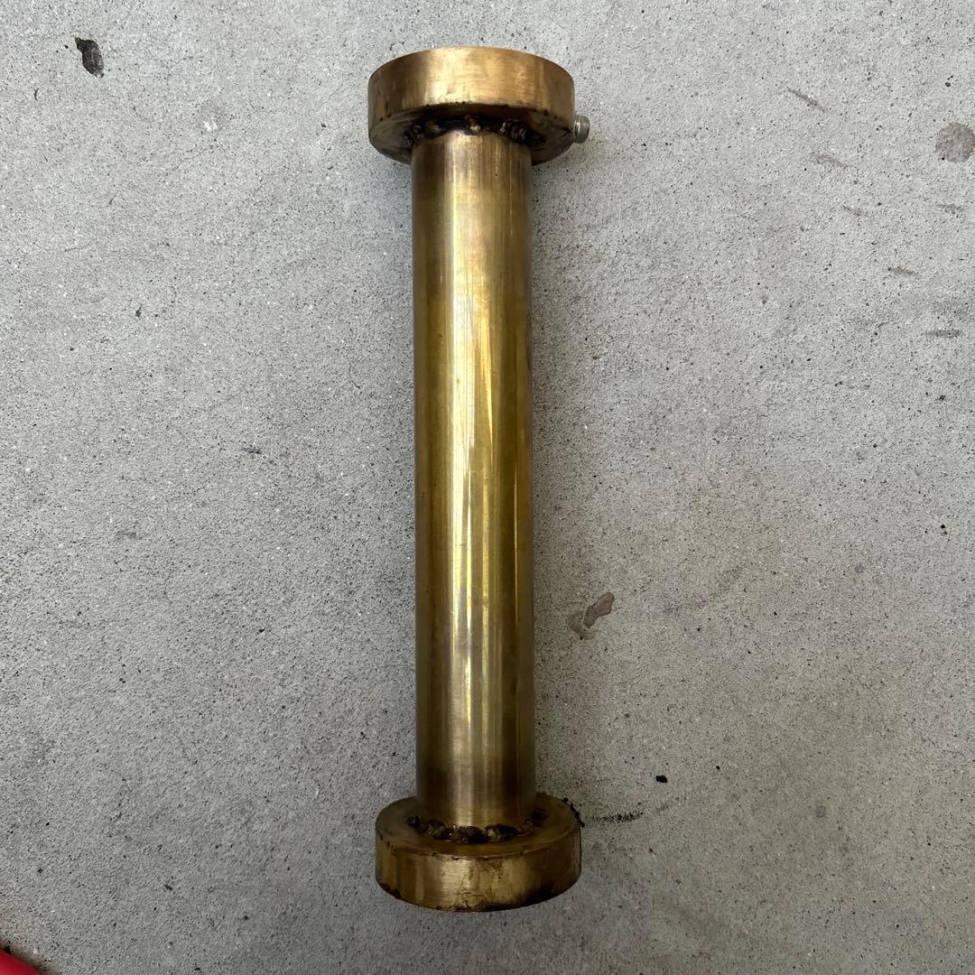 gt380 サンパチ　真鍮　サイレンサー　スガヤ　kh rz ss