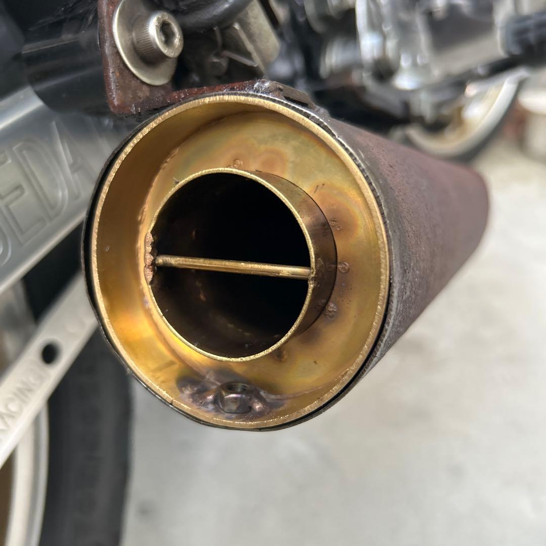 gt380 サンパチ　真鍮　サイレンサー　スガヤ　kh rz ss