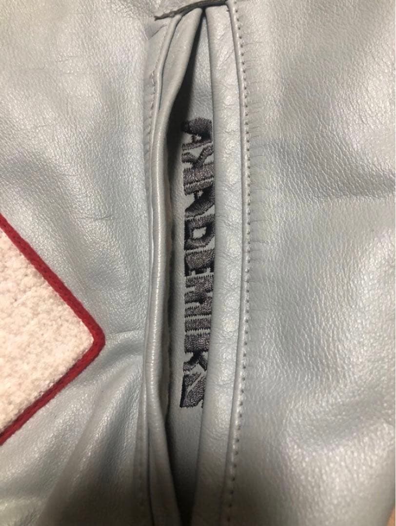 激レア AKADEMIKS 本革 レザー スタジャン ジャケット bboy