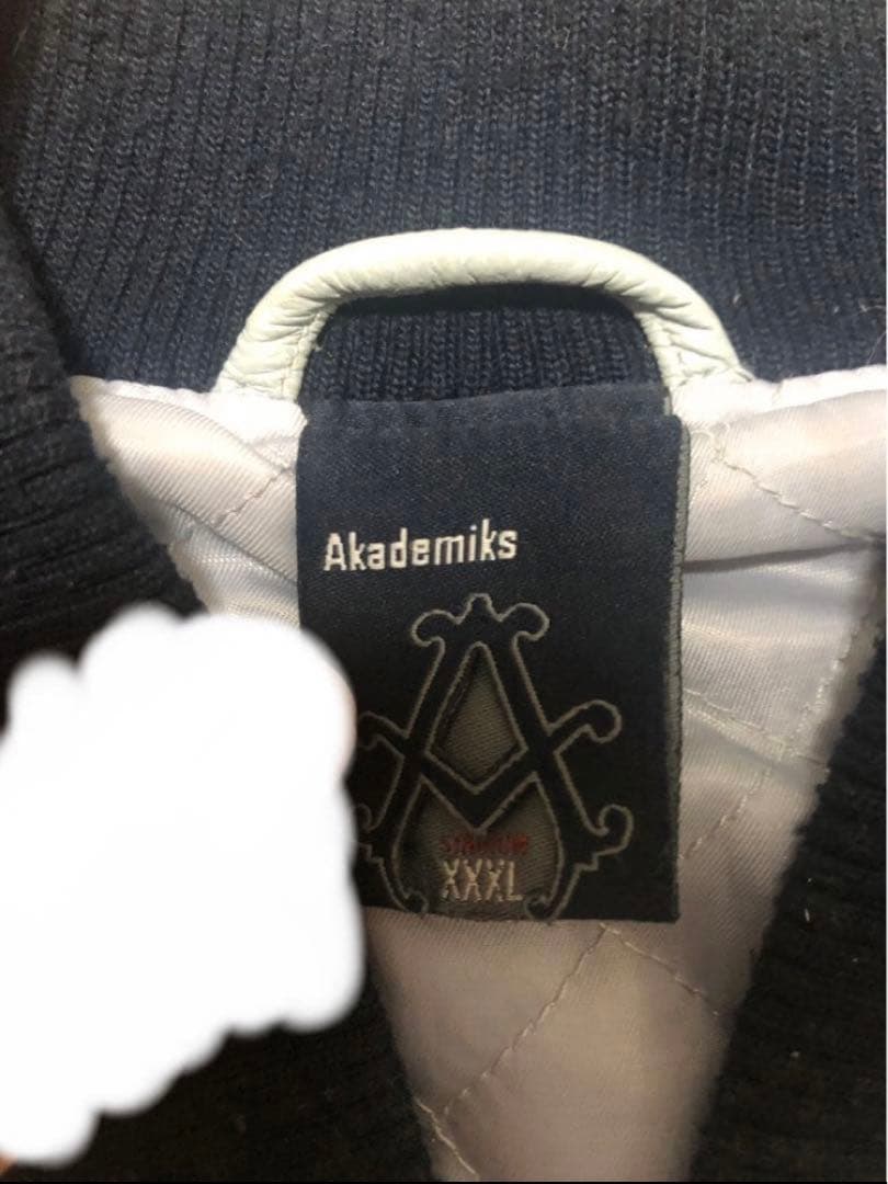 激レア AKADEMIKS 本革 レザー スタジャン ジャケット bboy