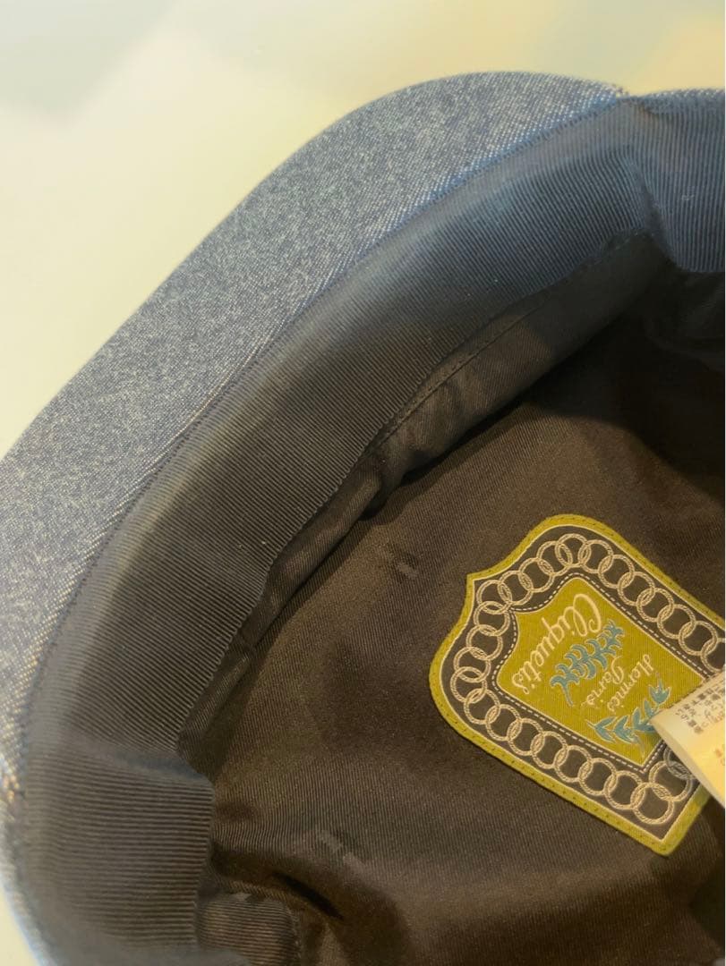 エルメス デニム キャスケット カブール クリケティス インディゴ 57