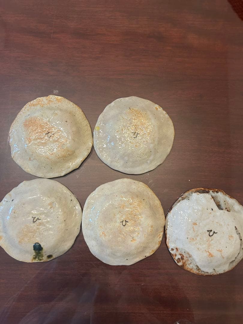 【新品】5枚セット佐藤大士作 ネコ柄　早蕨窯　皿