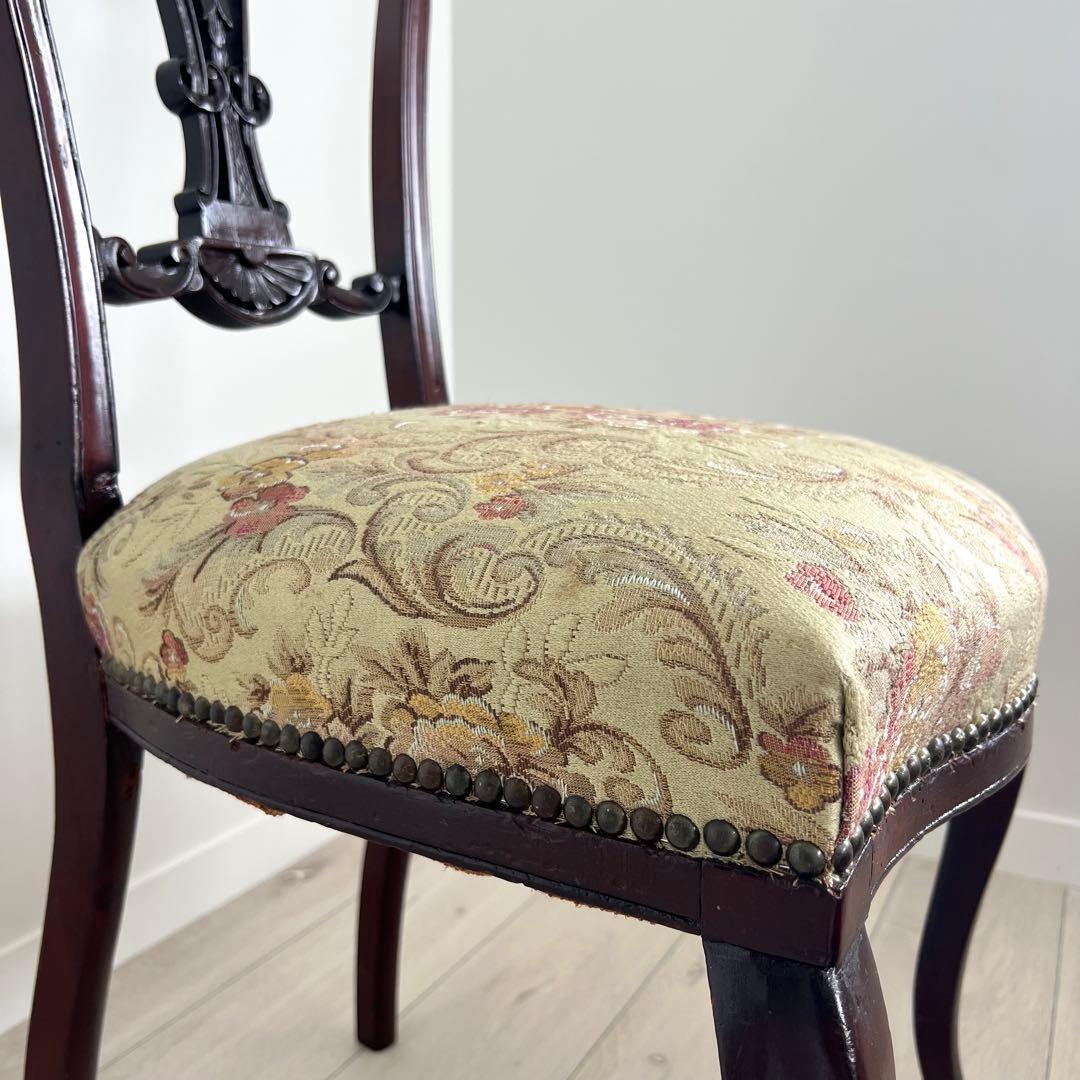 アンティーク　サロンチェア　ヨーロッパ家具