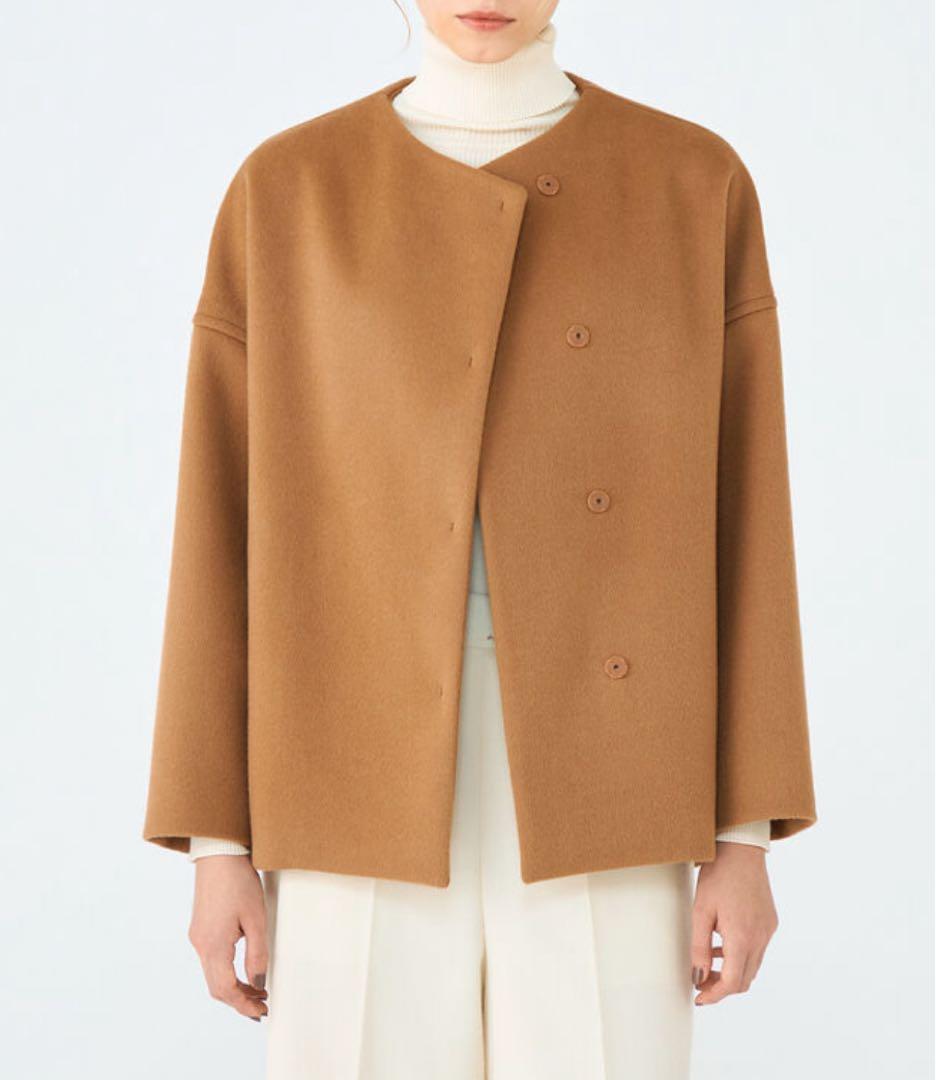 2025AW！トゥモローランド ウールカシミヤビーバー ショートコクーンコート