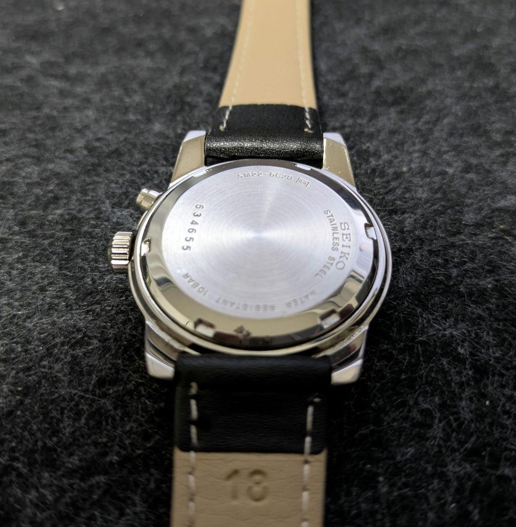 【希少】SEIKO SUS サス AGS ミリタリー文字盤　ブラック