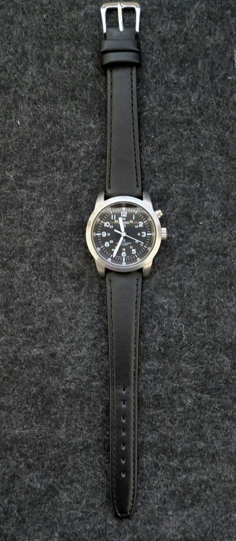 【希少】SEIKO SUS サス AGS ミリタリー文字盤　ブラック