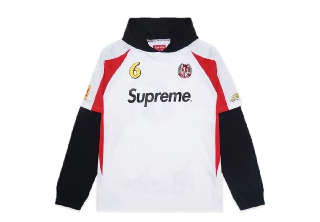 トップス Supreme Hooded Soccer Jersey \