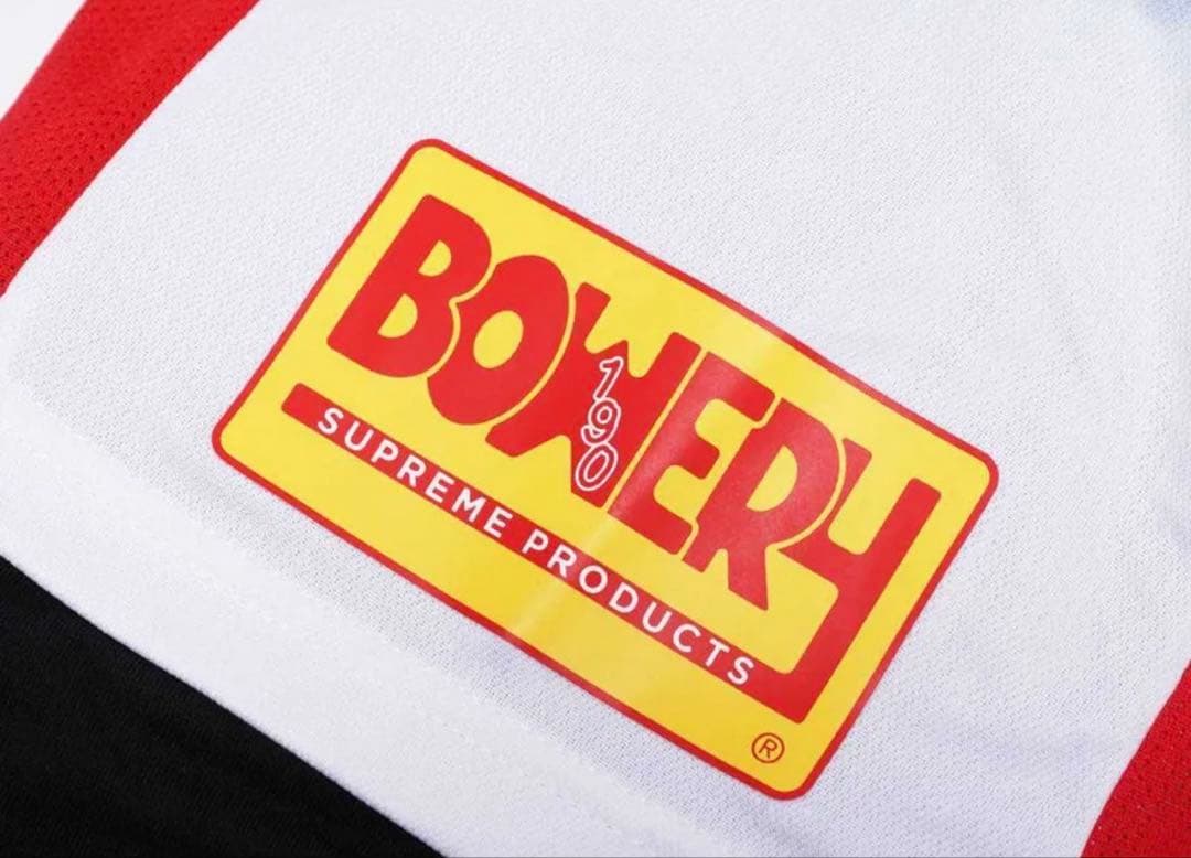 トップス Supreme Hooded Soccer Jersey \"White\" L
