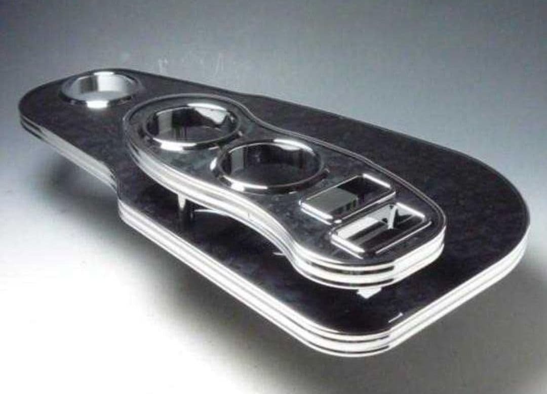 フリード　フロントテーブル　Sライン　ブラックウッド　BKxフルメッキ