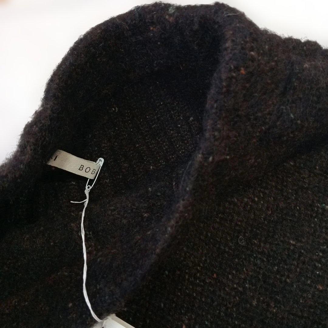 BOBOUTIC/新品タグ付き/ダークブラウンパンツ/ ウエストゴムウールパンツ