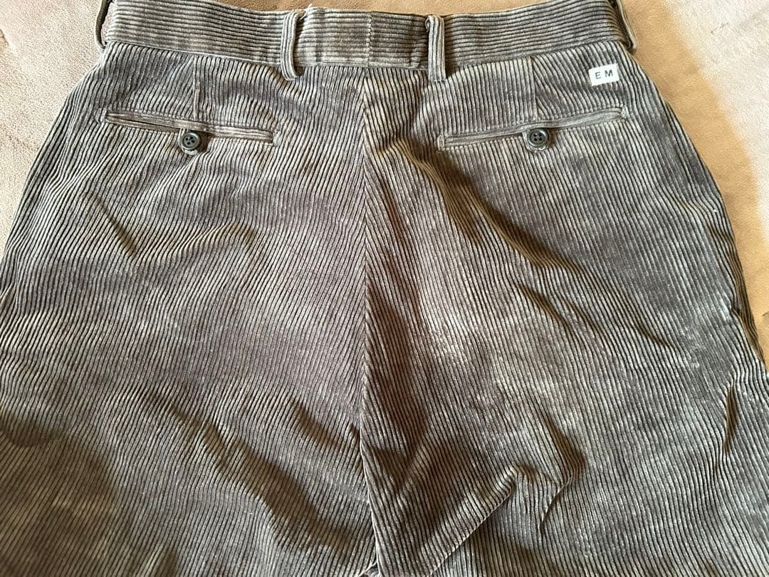 パンツ ends and means Cord Trousers 24AW