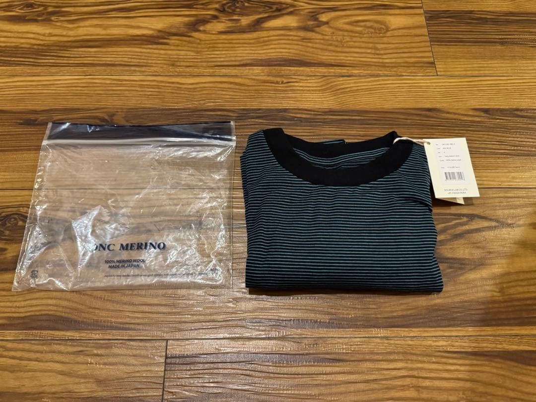 新品 ONC MERINO半袖 NILE BLUE 4 迷迭香 山荘飯島 メリノ
