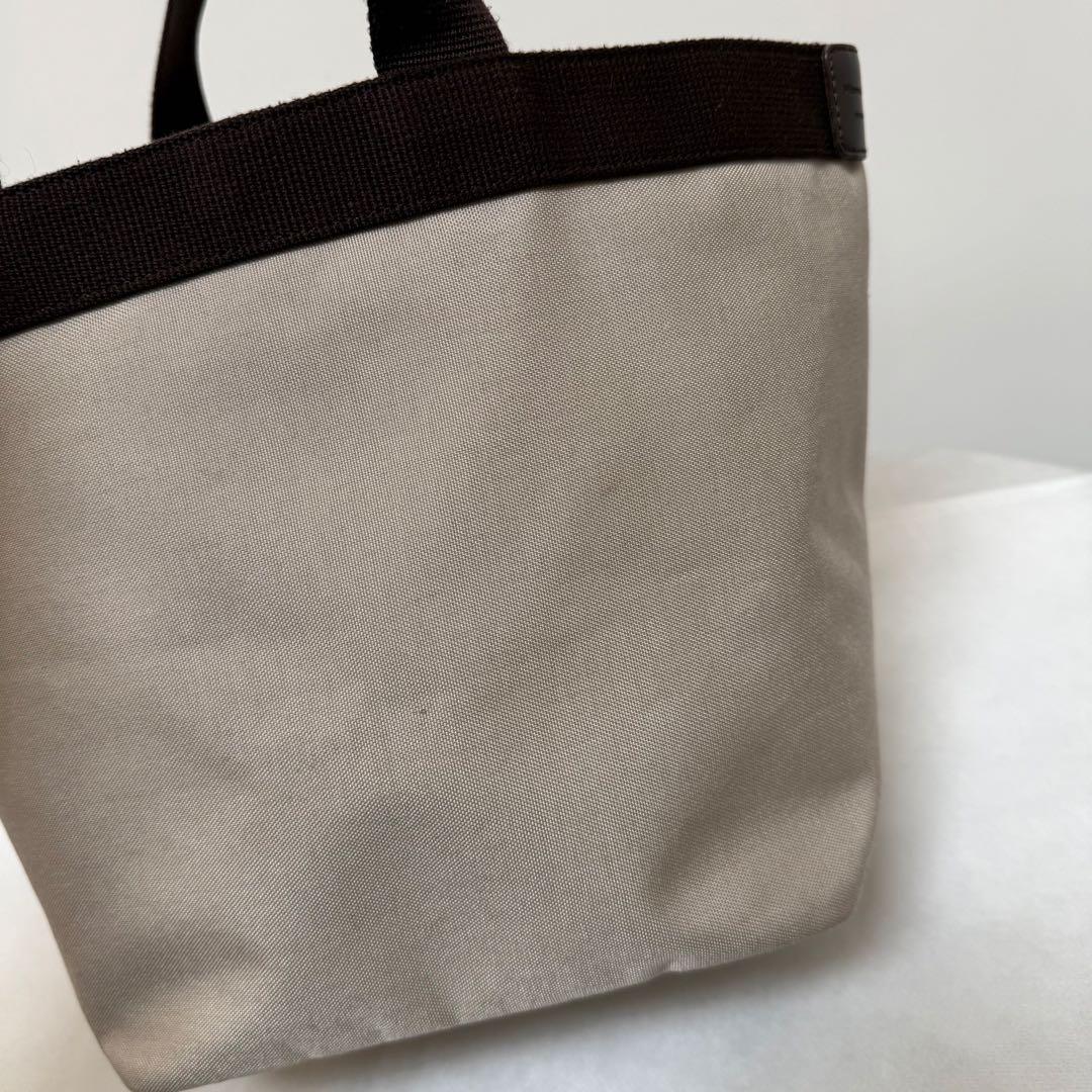 エルベシャプリエ 707C マスティック×モカ コーデュラ舟型トートM