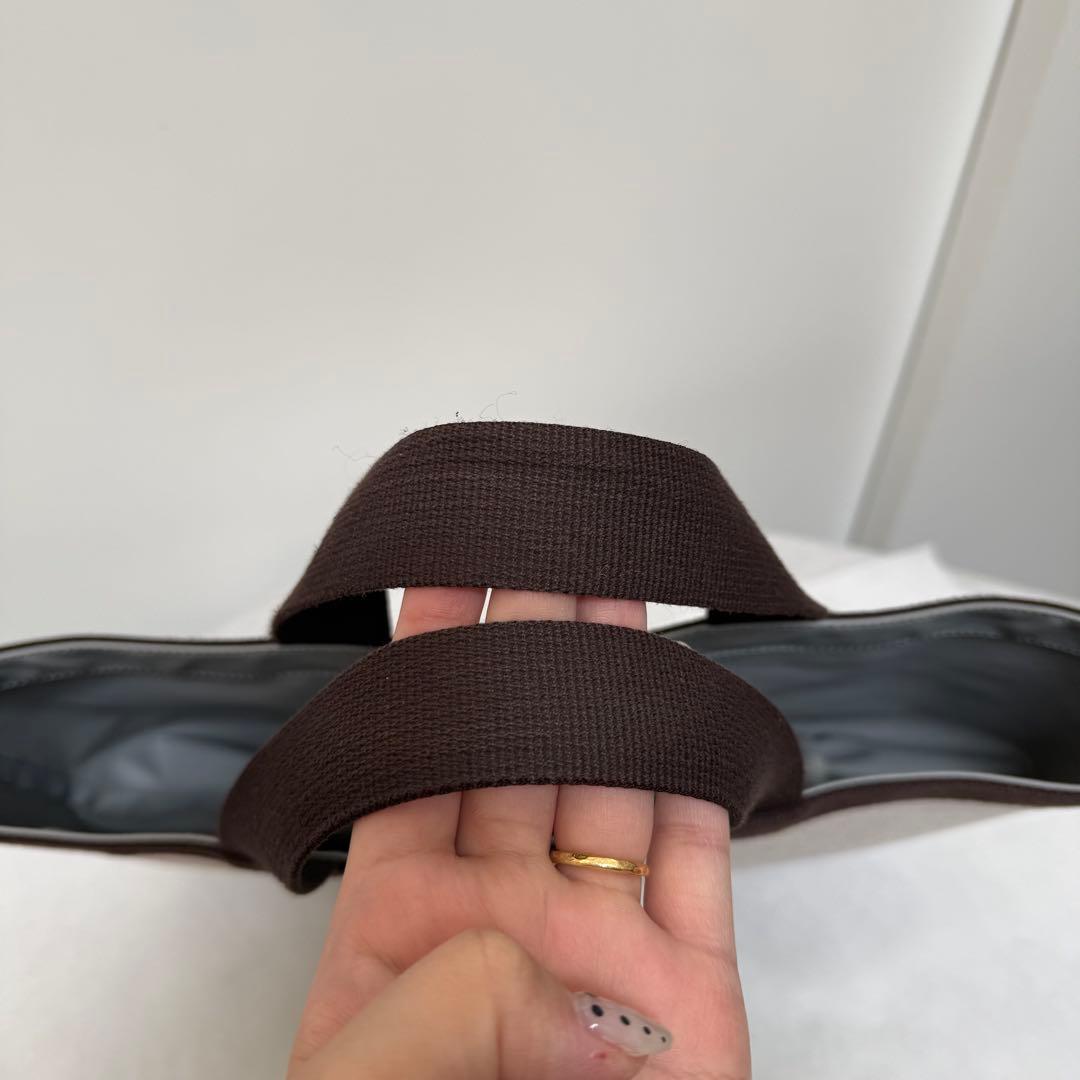 エルベシャプリエ 707C マスティック×モカ コーデュラ舟型トートM