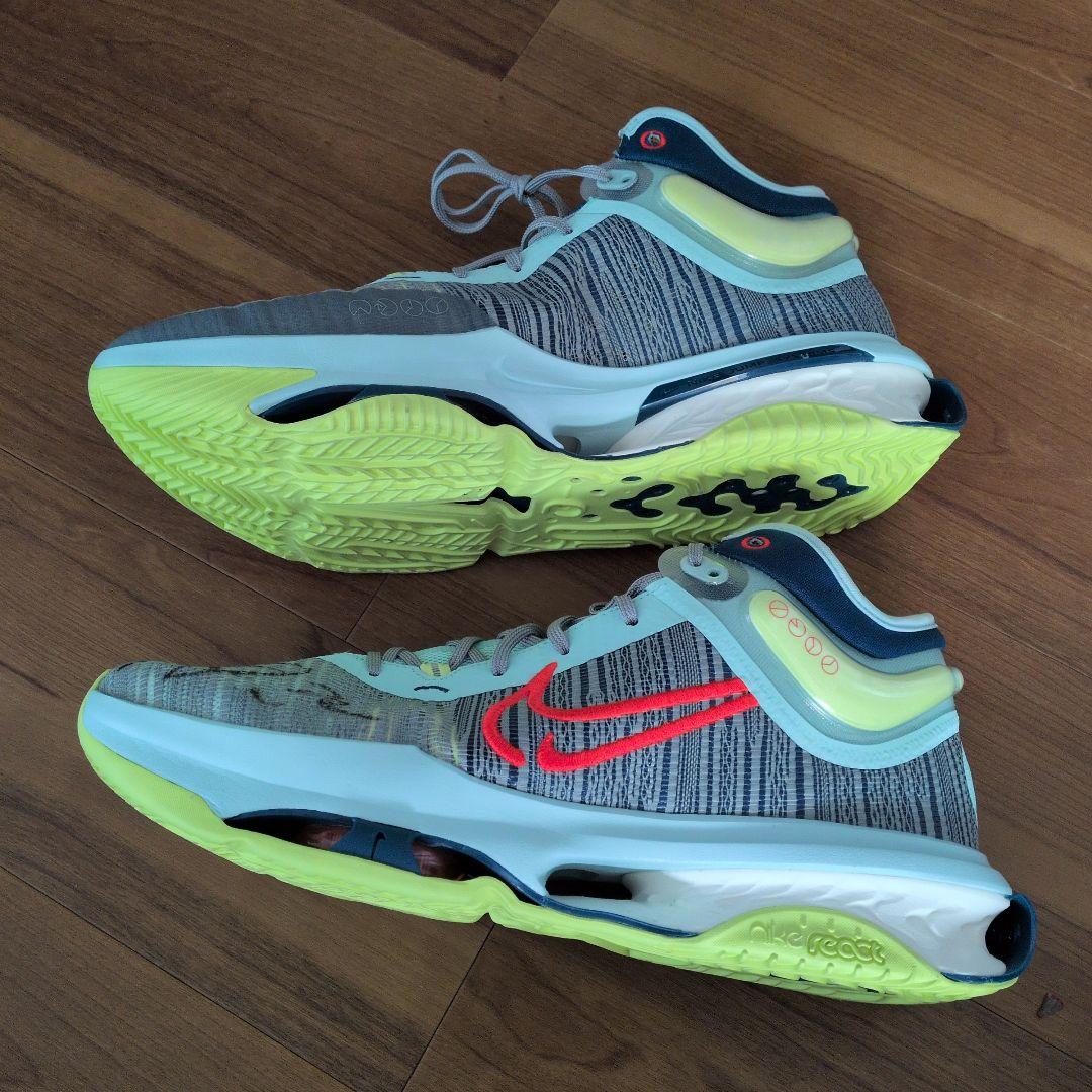 川崎ブレイブサンダース☆ニック・ファジーカス選手サイン入NIKEバッシュ34cm