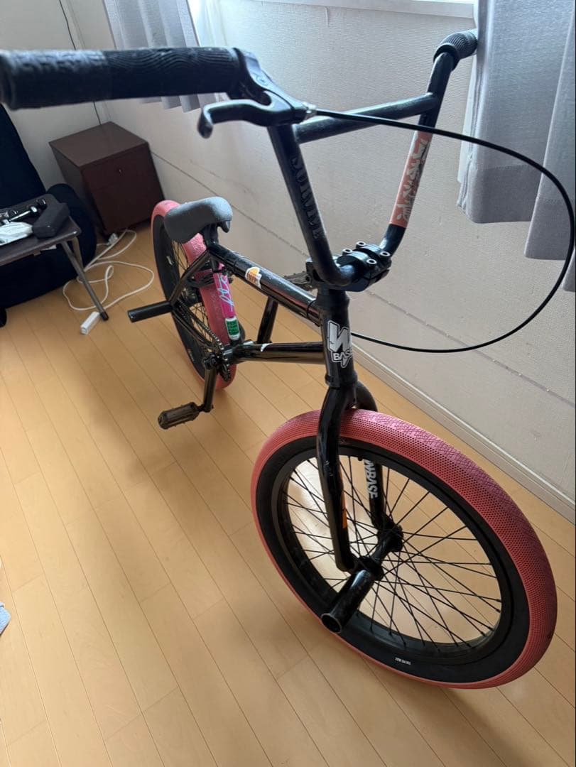 BMXバイク 自転車 ブラック/ピンク