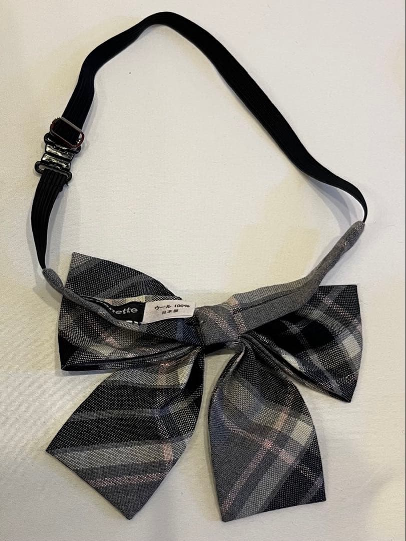 ポンポネット　ブレザー　スカート　リボン　グレー　受験　卒業式　L 160