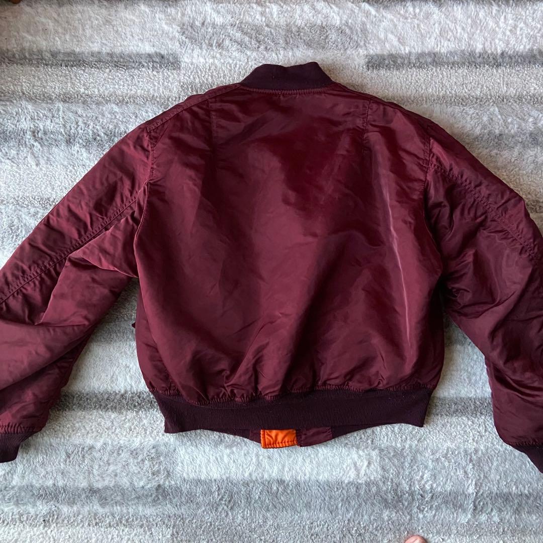 ALPHA INDUSTRIES MA-1 90s バーガンディ USA製 L