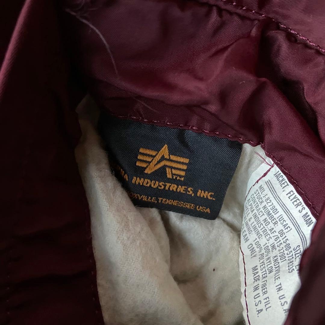 ALPHA INDUSTRIES MA-1 90s バーガンディ USA製 L